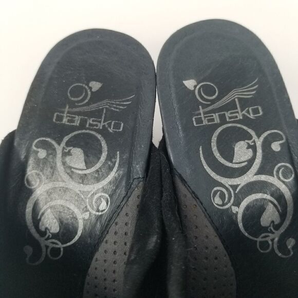 DANSKO CLOG STYLE SHOE. BLACK. SIZE EURO 37. - Picture 4 of 16